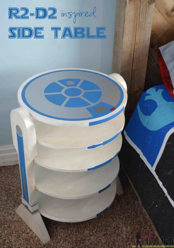 Build an R2-D2-inspired side table.