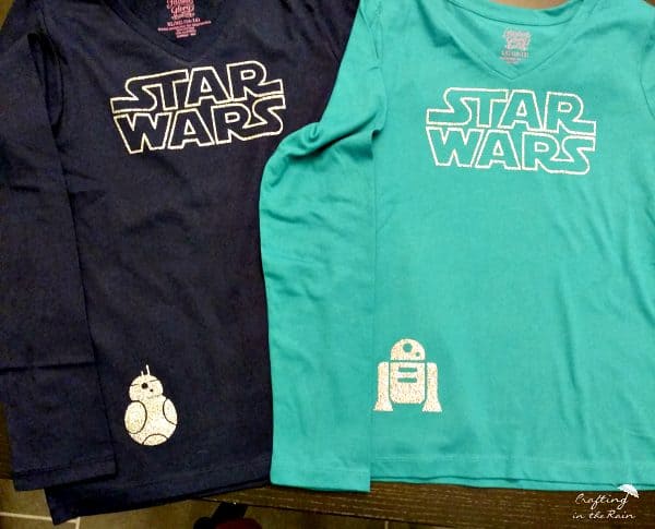 Glitter Star Wars Shirt Tutorial