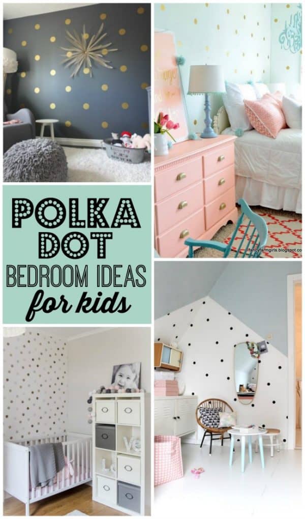 Darling Polka Dot Bedroom Ideas for Kids