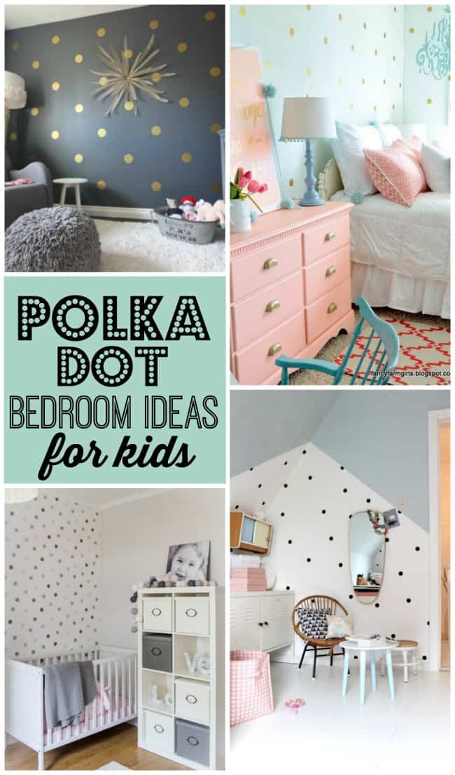 Polka Dot Bedrooms for Kids Design Dazzle