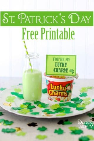 You're My Lucky Charm St Patricks Day Free Printable - Design Dazzle