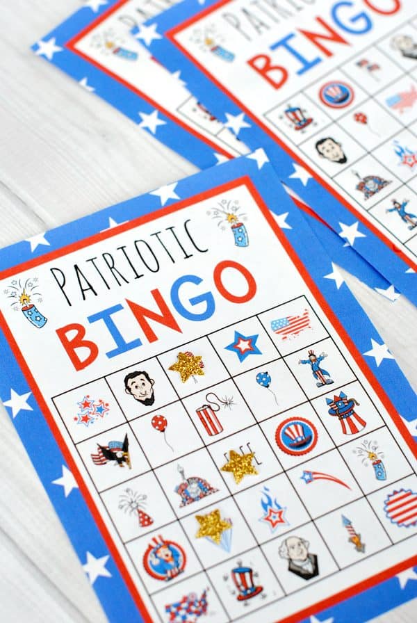 Patriotic BINGO for the littles!! {FREE PRINTABLES}