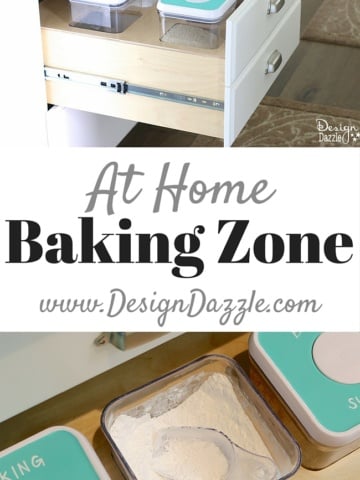 Organizing your baking zone