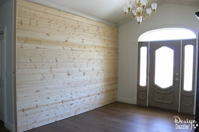 How to build a sliding wall to create a secret room. Details on Design Dazzle