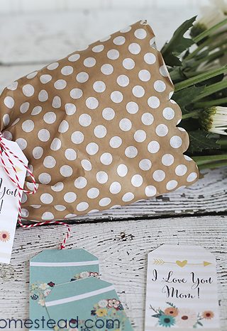Printable Mother's Day gift tags.
