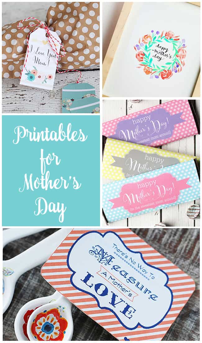 Mother's Day Printables! Printable gift tags, cards, and prints that are perfect for Mother's Day! | Design Dazzle