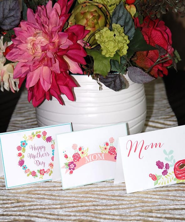 Beautiful Cards to print for Mother's Day!