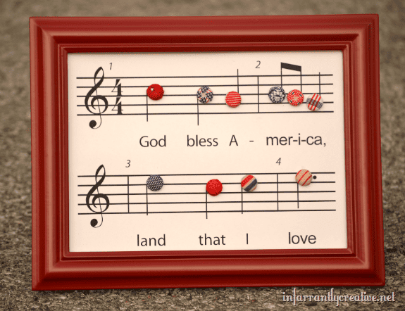 God Bless America music sheet FREE Printable! So unique, I love it!