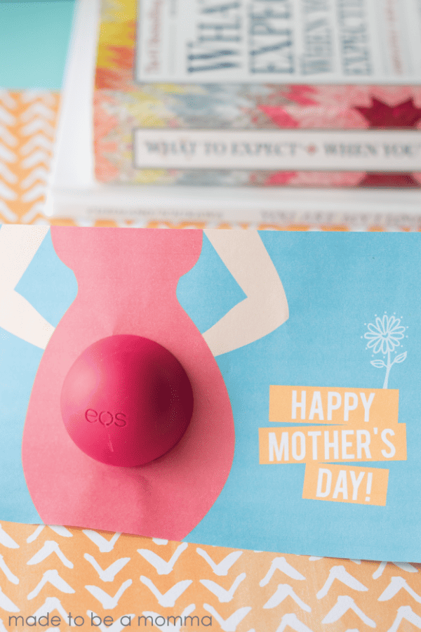 Printable EOS Mother's Day card for Mom's to Be.