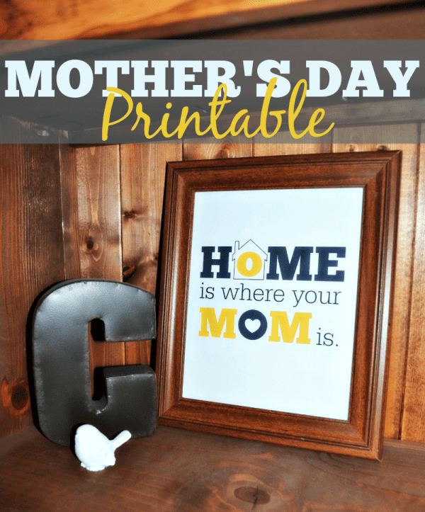 Home Is Where Mom Is print for Mother's Day.