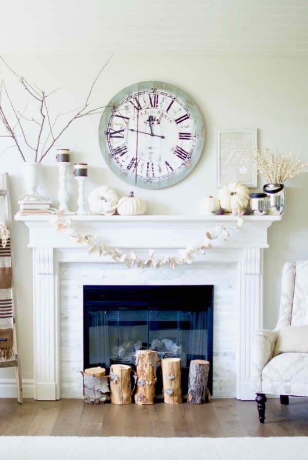 Fireplace Remodel before and after | Design Dazzle