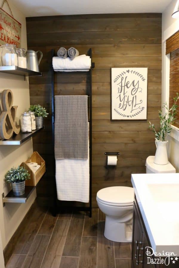 Farmhouse Bathroom IKEA Style - Design Dazzle