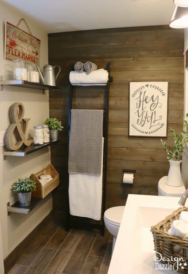 Farmhouse Bathroom IKEA Style - Design Dazzle