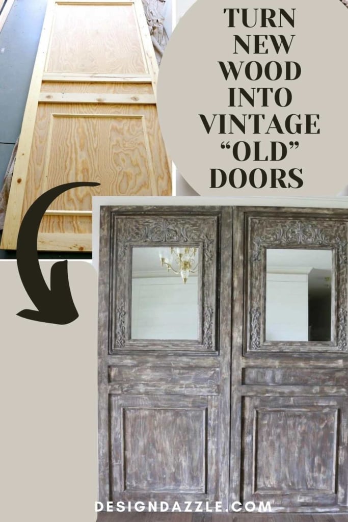 MAKE VINTAGE “OLD” DOORS FROM NEW WOOD