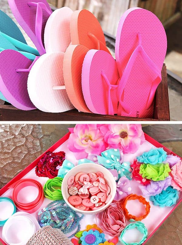 Create your own fashion flip flops