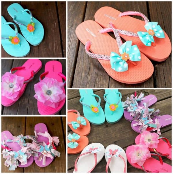 DIY Embellished Flip Flops - Design Dazzle