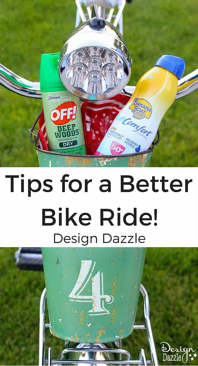 Tips for a Better Bike Ride www.DesignDazzle.com