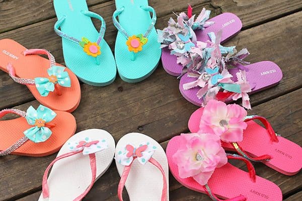 Fun Sumer Flip Flop Craft Idea