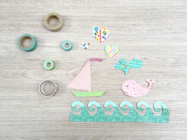 Why buy stickers when you can make them?  These easy DIY washi tape stickers are a great craft project for kids but they are pretty enough that mom will love them too! Perfect for personalizing cards, journaling projects and other artwork! 