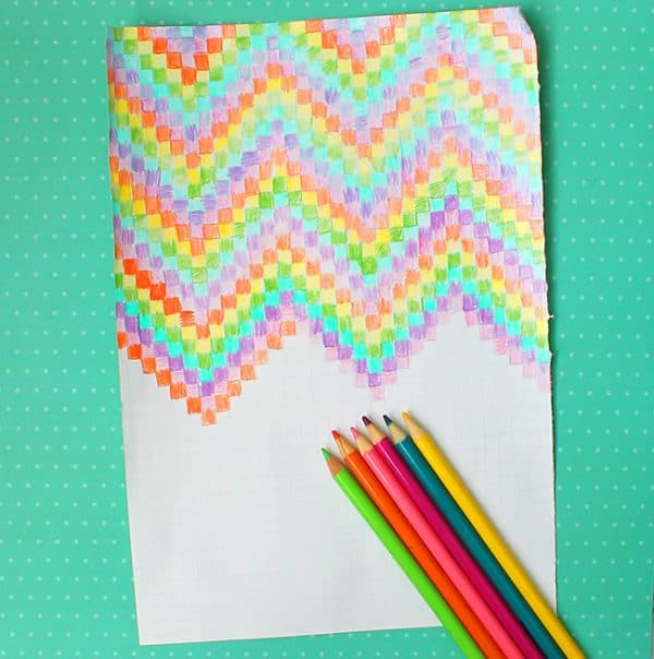Easy Graph Paper Art for Kids by The Craft Patch Blog