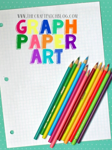 graph paper pixelated art for kids