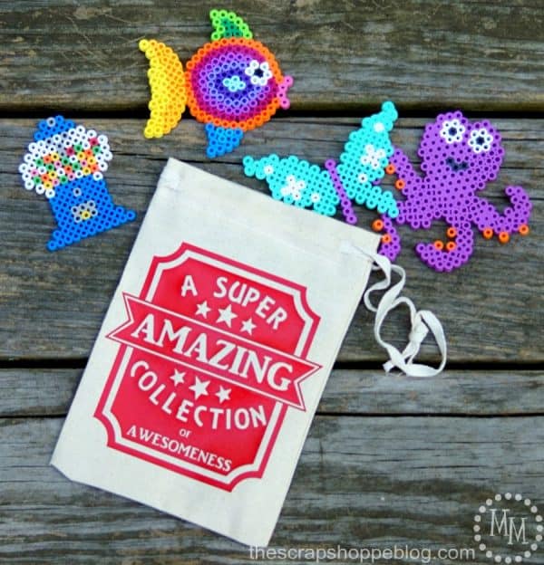 Make the kids their own Collection Bags! Great for road trip or just storing "stuff!"