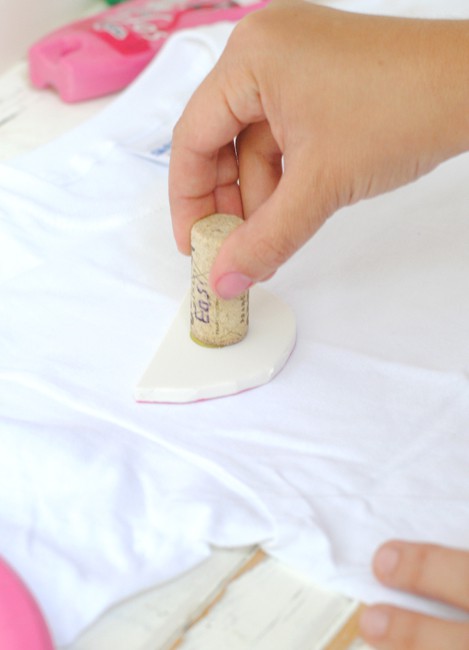 Stamping half circle for watermelon