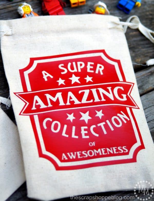 Make the kids their own Collection Bags! Great for road trip or just storing "stuff!"