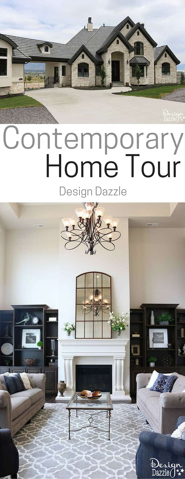 Beautiful contemporary home tour! | Design Dazzle