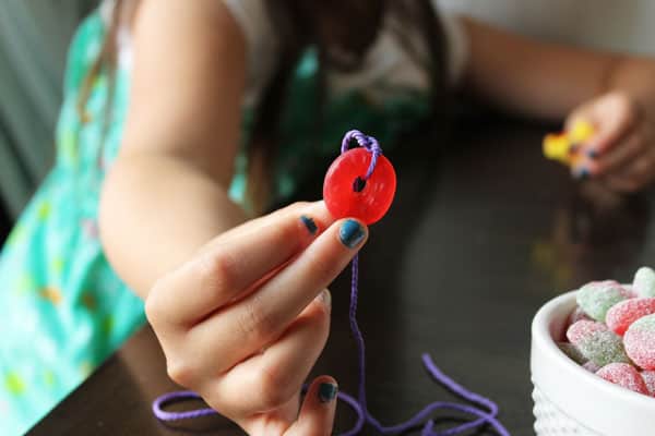 DIY Candy Necklaces- www.designdazzle.com