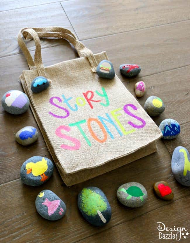 Kids Craft Story Stones! Fabulous kids craft to inspire the imagination! 