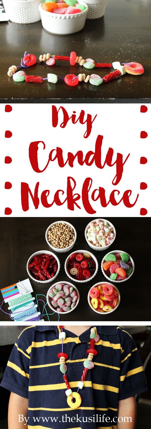 DIY Candy Necklaces- www.designdazzle.com