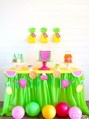 Fruitilicious party ideas with cute tutorials and printables | Design Dazzle