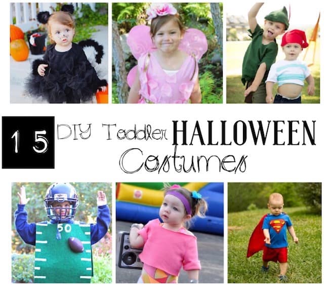 15 different toddler Halloween costumes that are not only DIY but simple to make and comfy for your little one! | DIY halloween costumes | easy halloween costume ideas for kids | halloween costumes for kids | DIY kids costumes || Design Dazzle