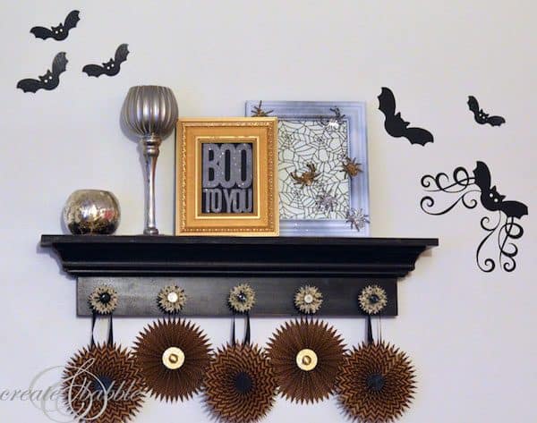 10 of my favorite Halloween mantle ideas that are elegant with a dash of spooky and a pinch of fun! | DIY halloween mantles | decorating for halloween | halloween home decor ideas | easy halloween mantle ideas | trendy halloween mantle decor || Design Dazzle
