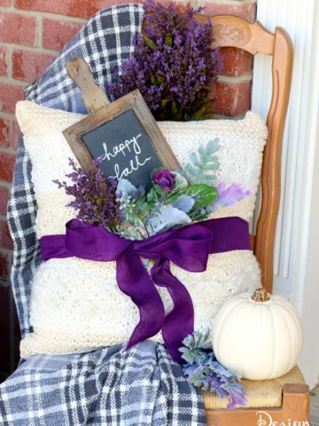 Front porch fall decor | Design Dazzle