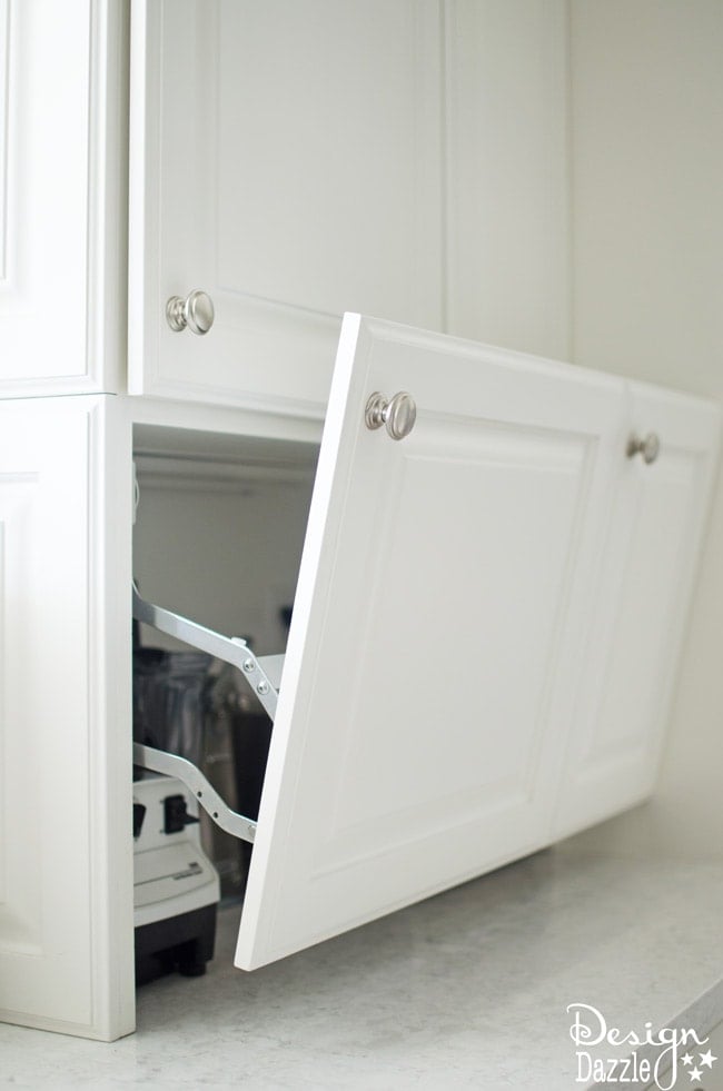 You will love all the Creative Hidden Kitchen Storage Solutions in this remodel! | Design Dazzle