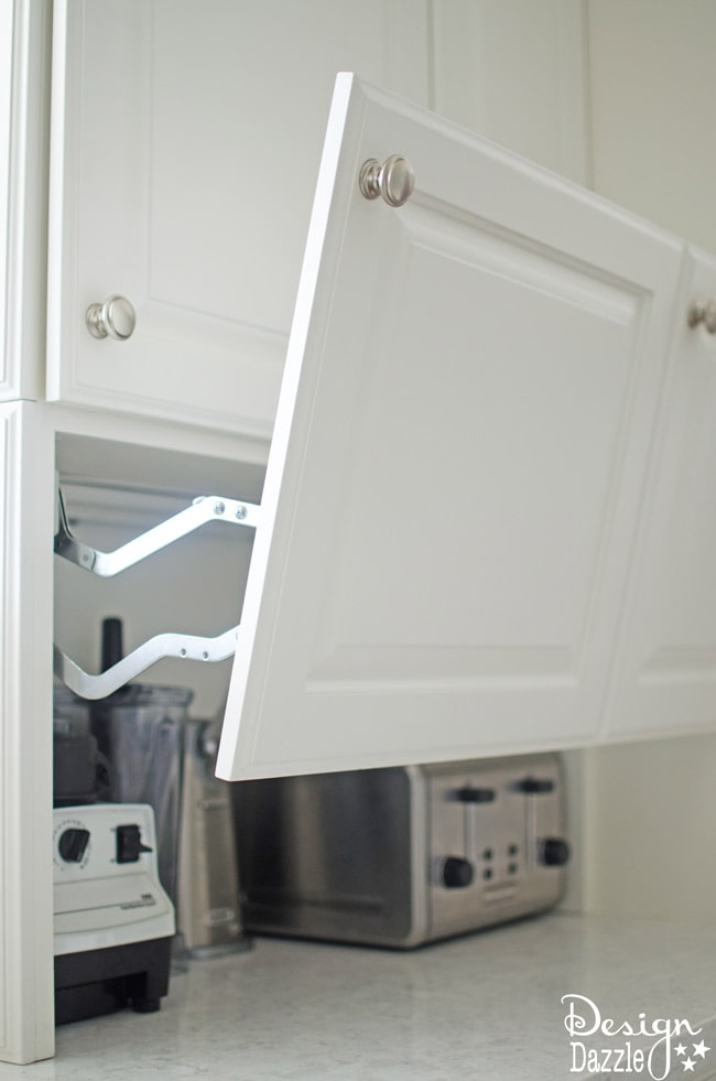 You will love all the Creative Hidden Kitchen Storage Solutions in this remodel! | Design Dazzle