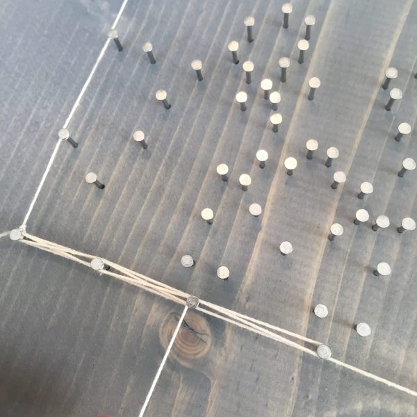 String Art Nativity DIY from Every String Attached - Design Dazzle