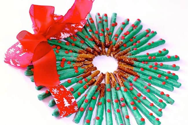 Easy to make Pretzel Wreath by Toni Roberts