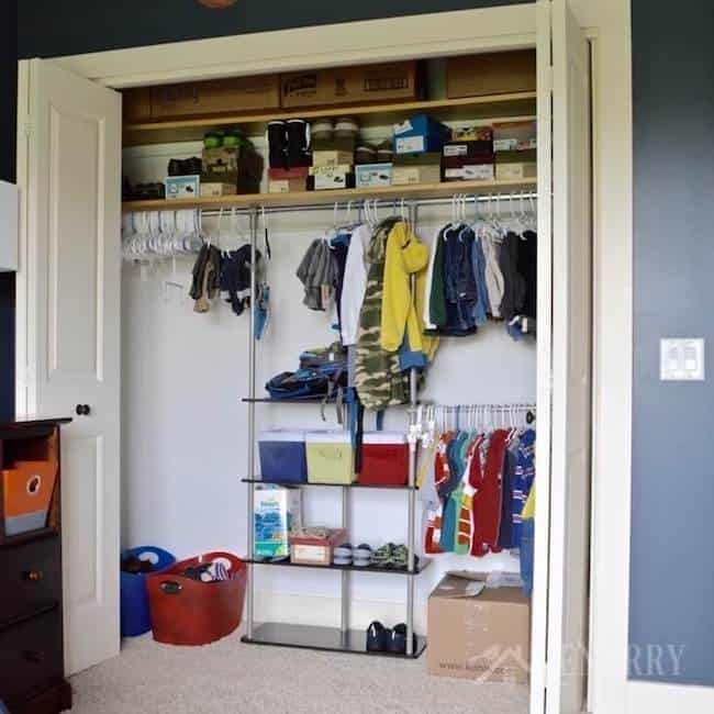 DIY Small Closet Storage Ideas - Polished Habitat