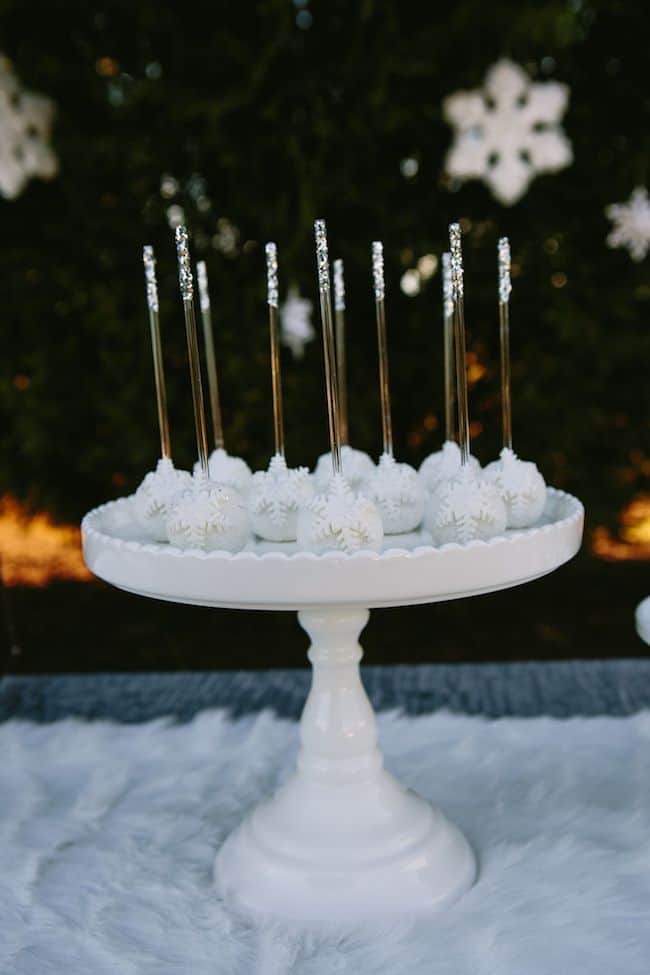 A gorgeous wintery snowflake party! | Design Dazzle