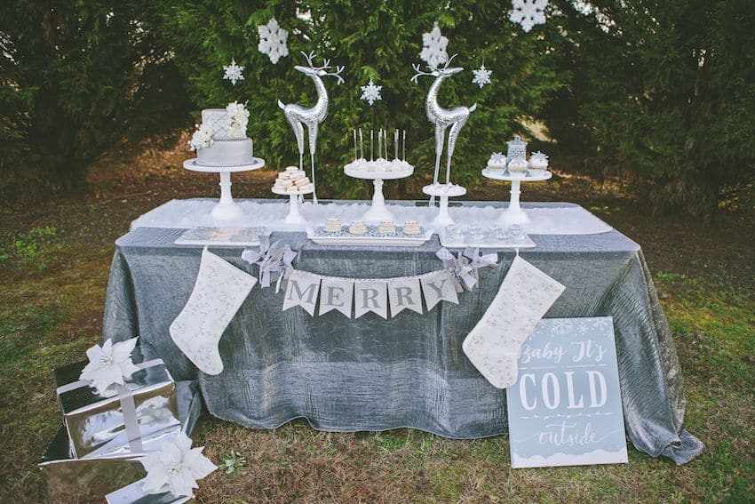 A gorgeous wintery snowflake party! | Design Dazzle