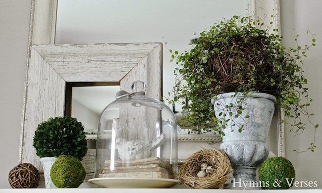 13 of my favorite Spring mantel ideas that will work for any number of different tastes and styles! | Design Dazzle