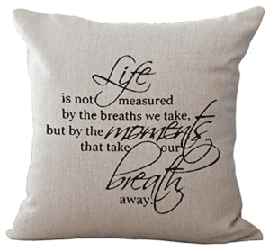 Pillows are the perfect way to freshen up your room without having to spend a lot of money. All 25 of these quote pillow covers are under $20! | Design Dazzle