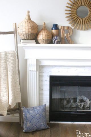 Spring Mantle Refresh - Design Dazzle Michaels Maker