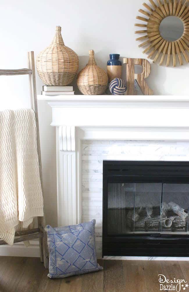 Spring Mantel Refresh - Design Dazzle Michaels Maker