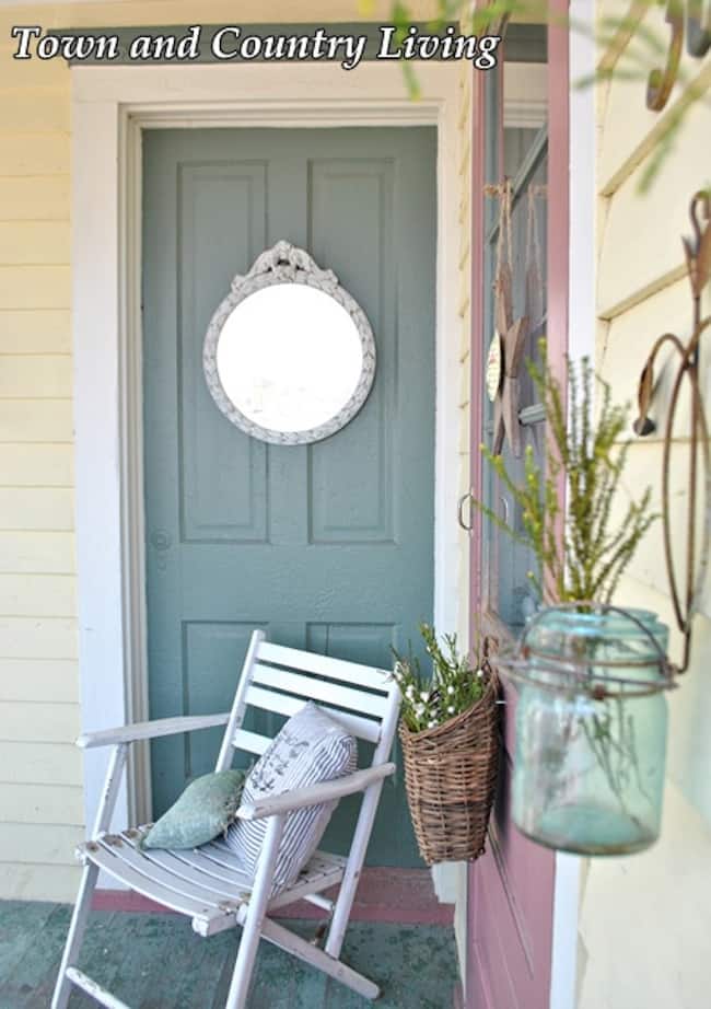 All 15 of these spectacular Springtime front porch ideas are creative, and versatile! There is a decorating idea here for all different tastes and styles. | Design Dazzle