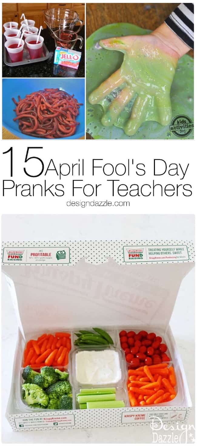 Your class will think you’re the absolutely coolest teacher ever if you play any of these 15 fantastic April Fools Day pranks on them! | Design Dazzle