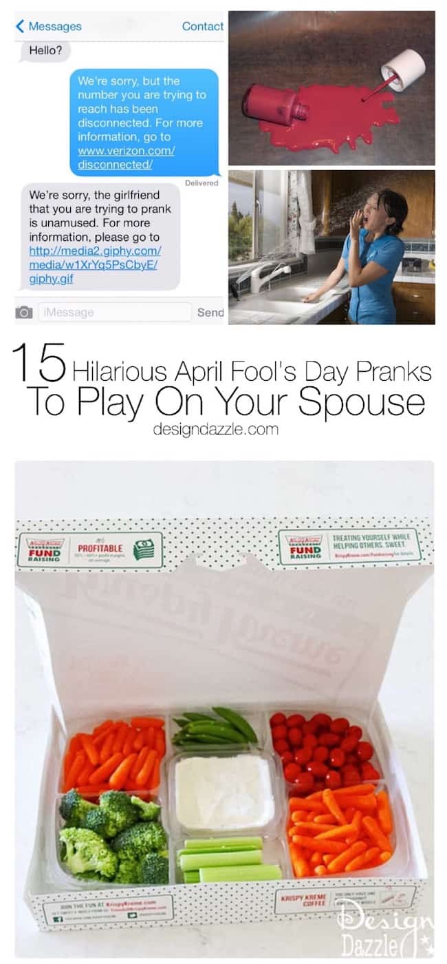 These 10 April Fool's prank ideas are absolutely hilarious and would be even better if you played them on your spouse or significant other! | Design Dazzle